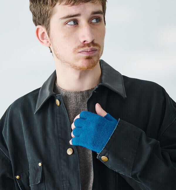  「MACKIE | ラムズウール フィンガーレスグローブ UNISEX」|手袋|