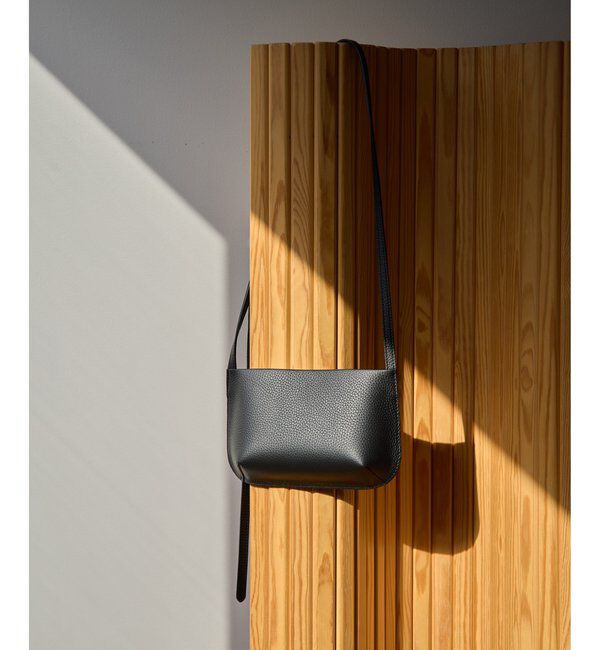 Hoaw.「【Hoaw.】MINIレザーショルダー」|トートバッグ|ブラック