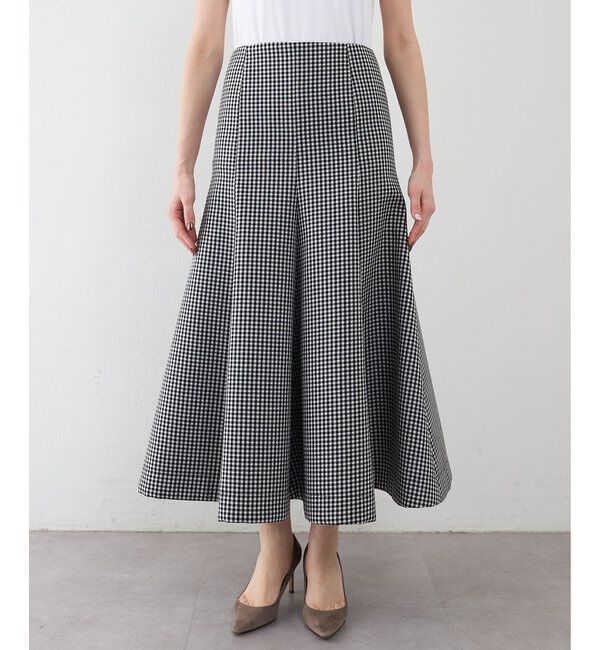  「ボンディングギンガムスカート」|スカート|