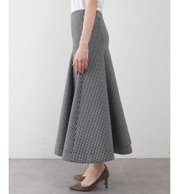  「ボンディングギンガムスカート」|スカート|