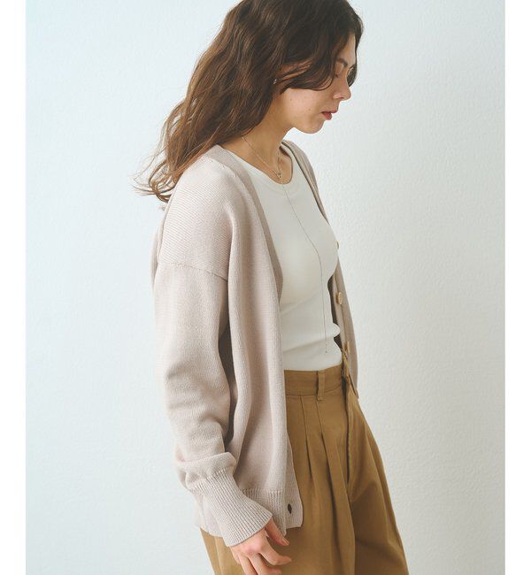  「ボタンカーディガン」|ニット・セーター|