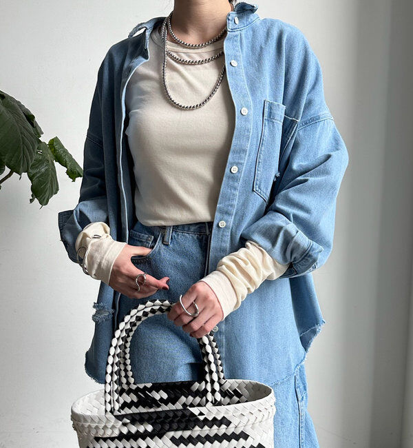  「【新色追加】コットンシアーTEE」|Tシャツ・カットソー|オフホワイト