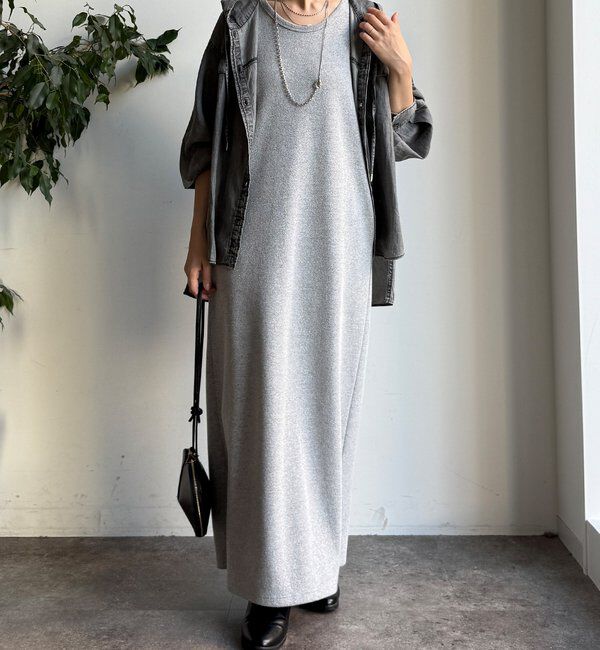  「【全骨格細見え】ブークレーダンボールタンクワンピース」|ワンピース|