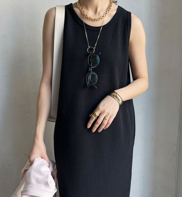  「【全骨格細見え】ブークレーダンボールタンクワンピース」|ワンピース|