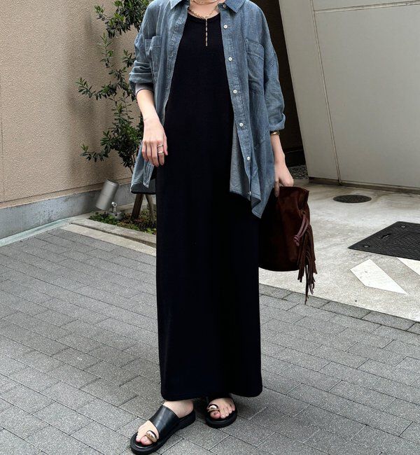  「【全骨格細見え】ブークレーダンボールタンクワンピース」|ワンピース|