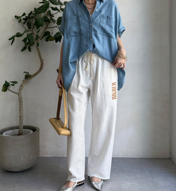  「リヨセルデニムバック切替シャツ」|シャツ・ブラウス|