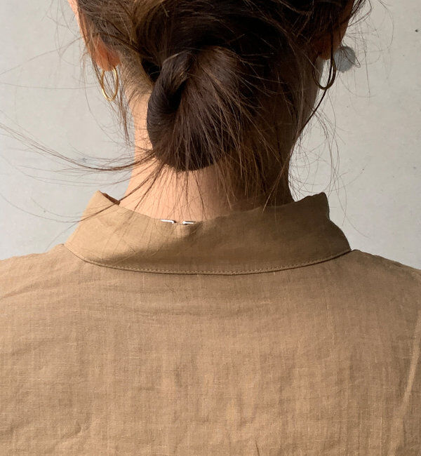  「リネンドロストフレンチシャツ」|シャツ・ブラウス|