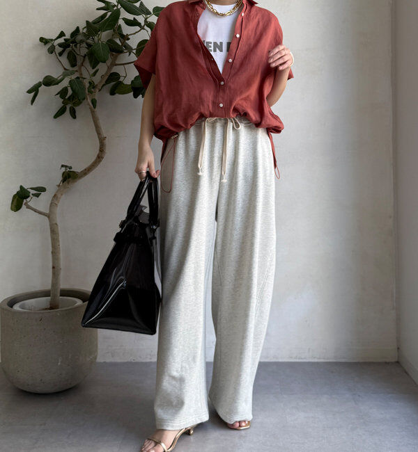  「リネンドロストフレンチシャツ」|シャツ・ブラウス|