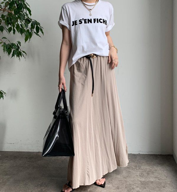  「【夏も快適！】ドライタッチカットフレアスカート」|スカート|