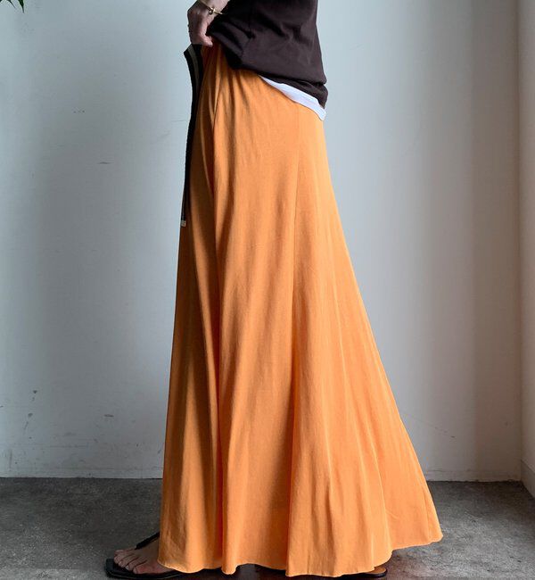  「【夏も快適！】ドライタッチカットフレアスカート」|スカート|