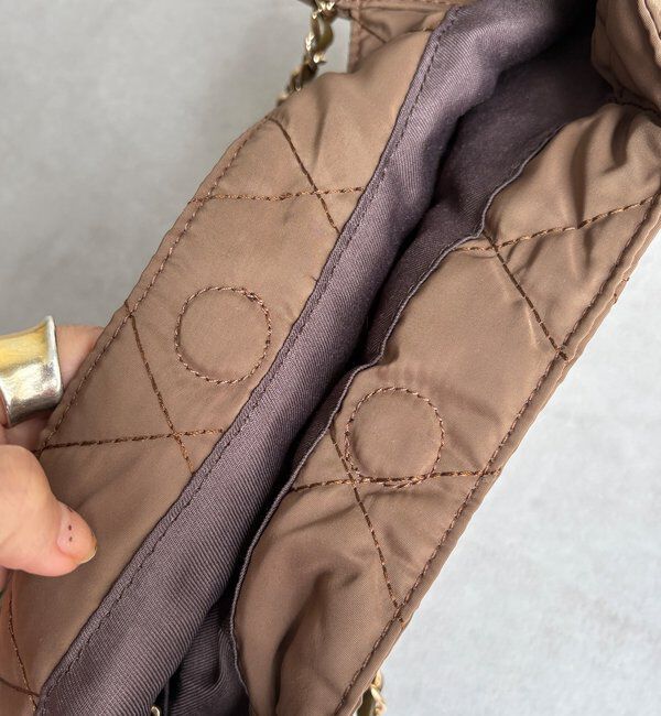  「【WEB限定】ナイロンキルトチェーントート」|トートバッグ|