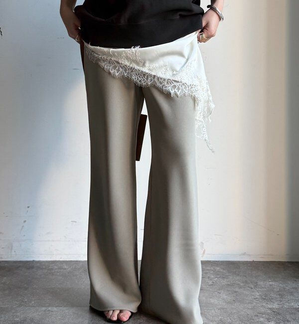  「バイヤスセミフレアパンツ」|チノ|