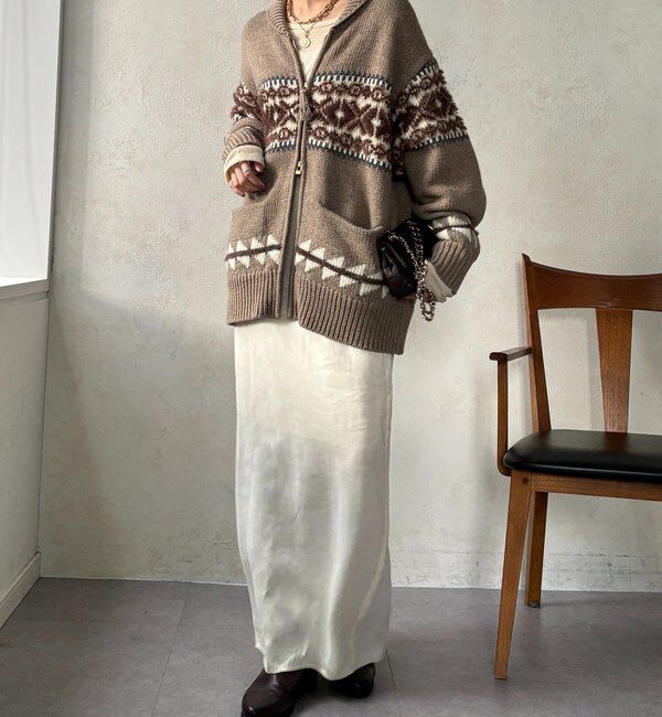  「ノルディックジップカーディガン」|ニット・セーター|