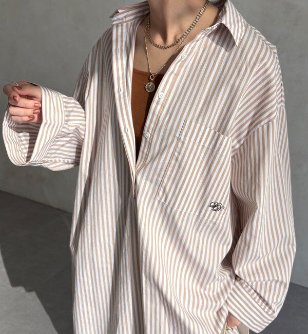  「DD刺繍チュニックシャツ」|シャツ・ブラウス|