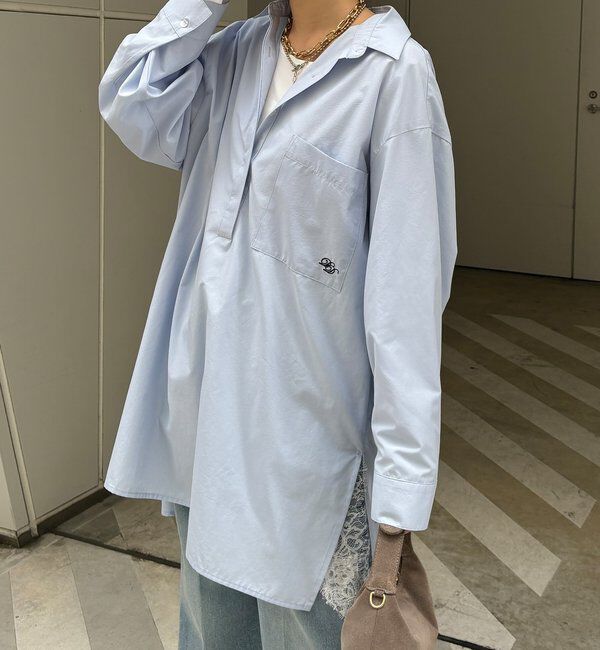  「DD刺繍チュニックシャツ」|シャツ・ブラウス|