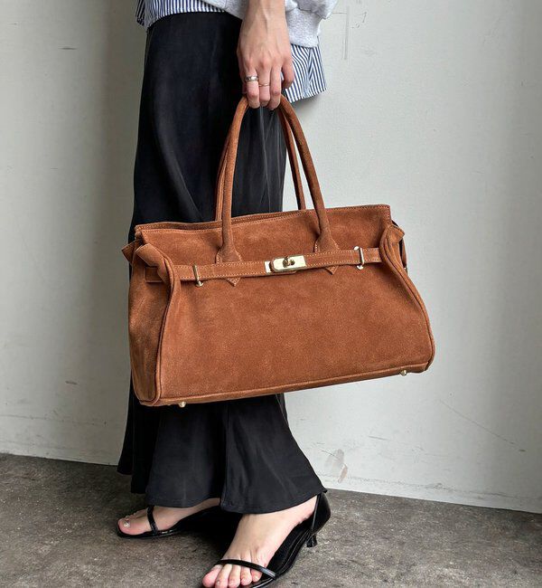 「【WEB限定】スエードベルト付バッグ」|トートバッグ|