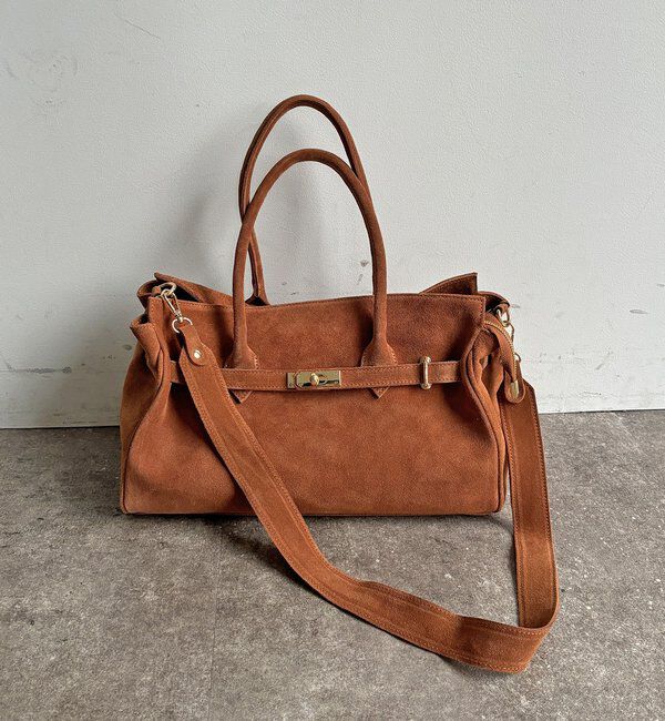  「【WEB限定】スエードベルト付バッグ」|トートバッグ|