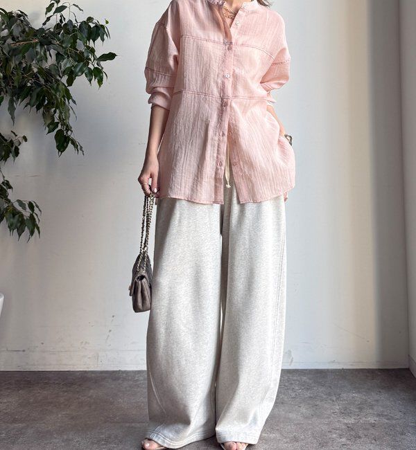  「【WEB限定】切替シアーブラウス」|シャツ・ブラウス|