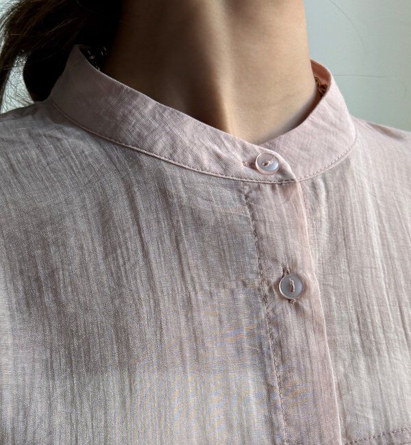  「【WEB限定】切替シアーブラウス」|シャツ・ブラウス|