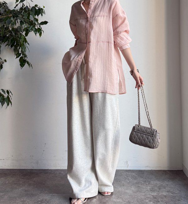  「【WEB限定】切替シアーブラウス」|シャツ・ブラウス|