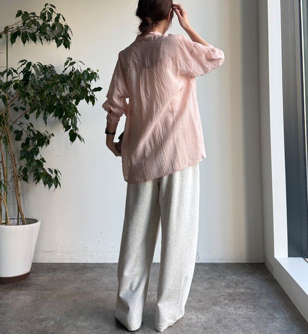  「【WEB限定】切替シアーブラウス」|シャツ・ブラウス|
