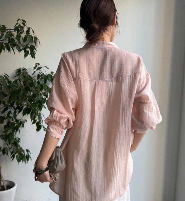  「【WEB限定】切替シアーブラウス」|シャツ・ブラウス|