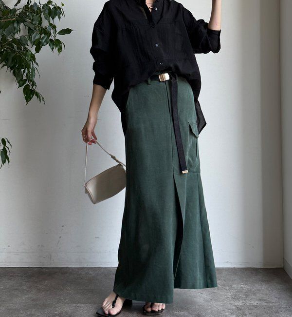  「【WEB限定】切替シアーブラウス」|シャツ・ブラウス|