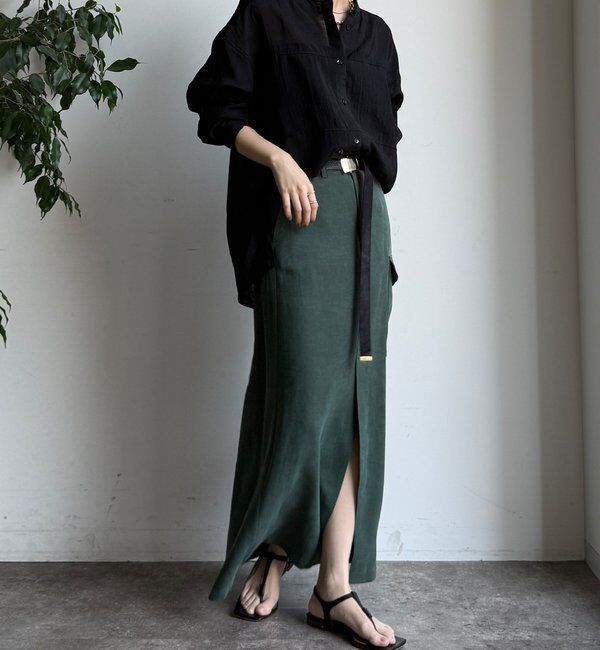  「【WEB限定】切替シアーブラウス」|シャツ・ブラウス|