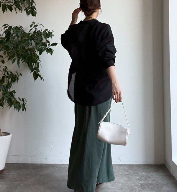  「【WEB限定】切替シアーブラウス」|シャツ・ブラウス|