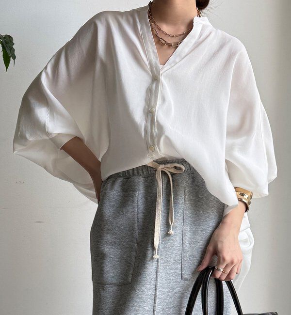  「袖リブドルマンシャツ」|シャツ・ブラウス|