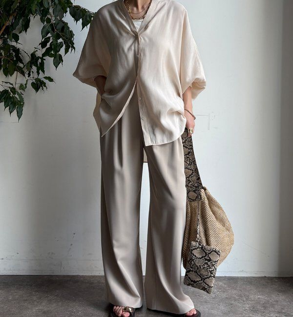  「袖リブドルマンシャツ」|シャツ・ブラウス|