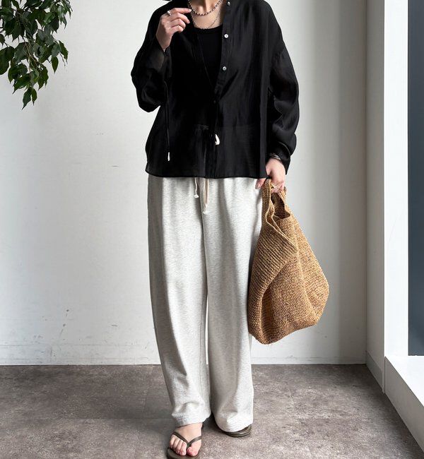  「【WEB】シアーバックフリルブラウス」|シャツ・ブラウス|