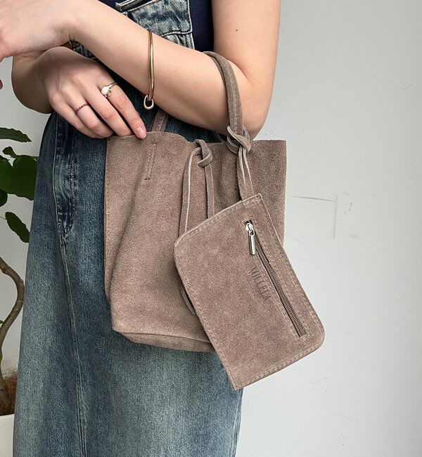  「【WEB限定】スエードミニトートバッグ」|トートバッグ|