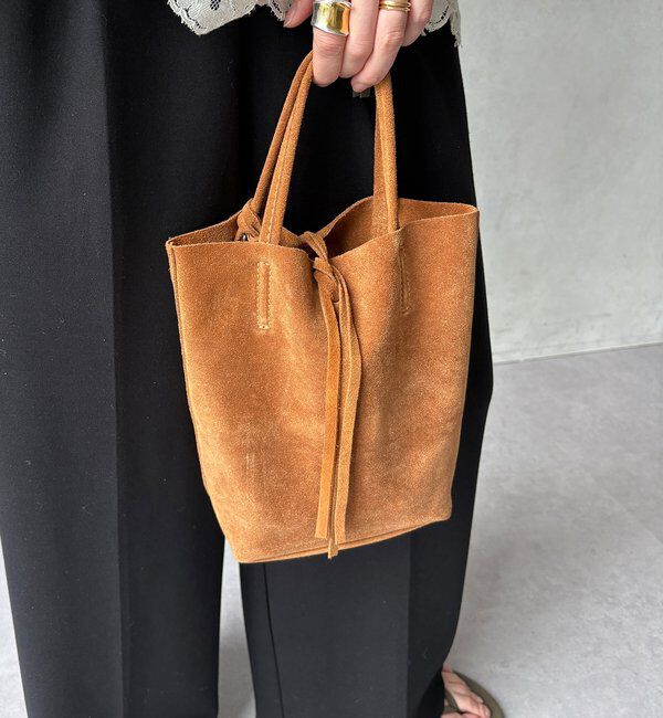  「【WEB限定】スエードミニトートバッグ」|トートバッグ|