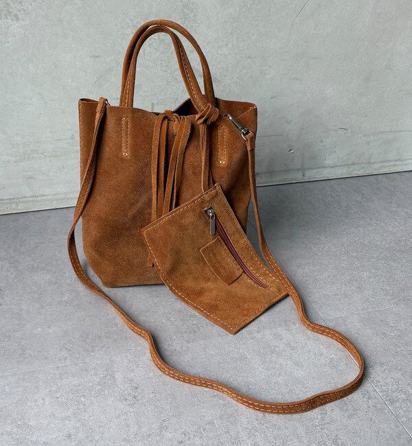  「【WEB限定】スエードミニトートバッグ」|トートバッグ|