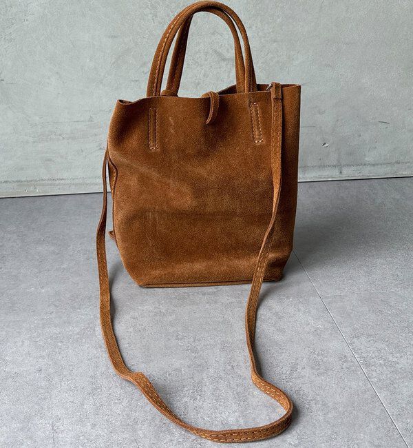  「【WEB限定】スエードミニトートバッグ」|トートバッグ|