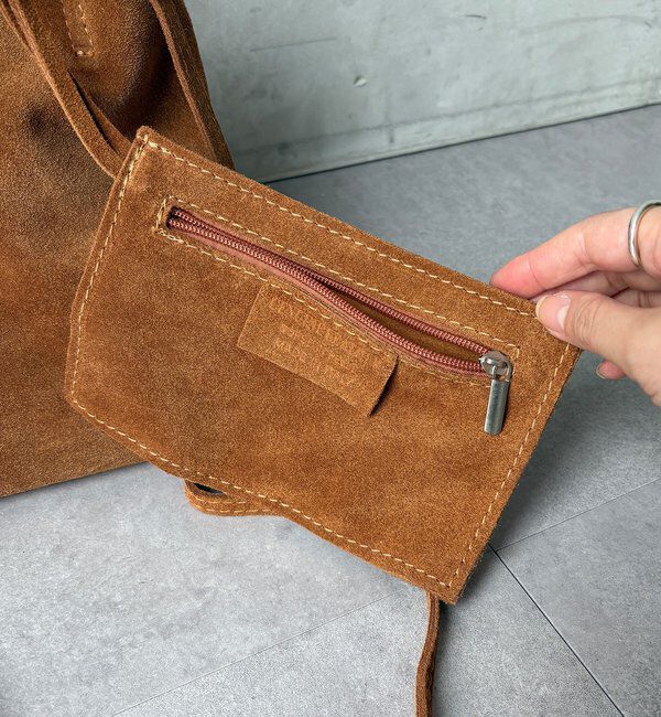  「【WEB限定】スエードミニトートバッグ」|トートバッグ|