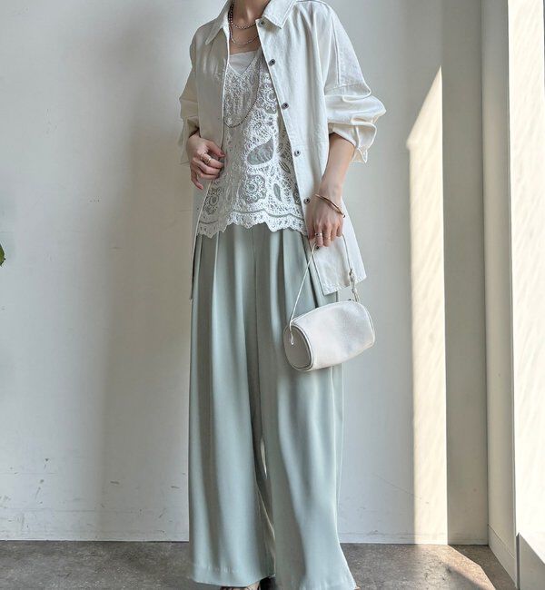  「リヨセルツイルシャツ」|シャツ・ブラウス|