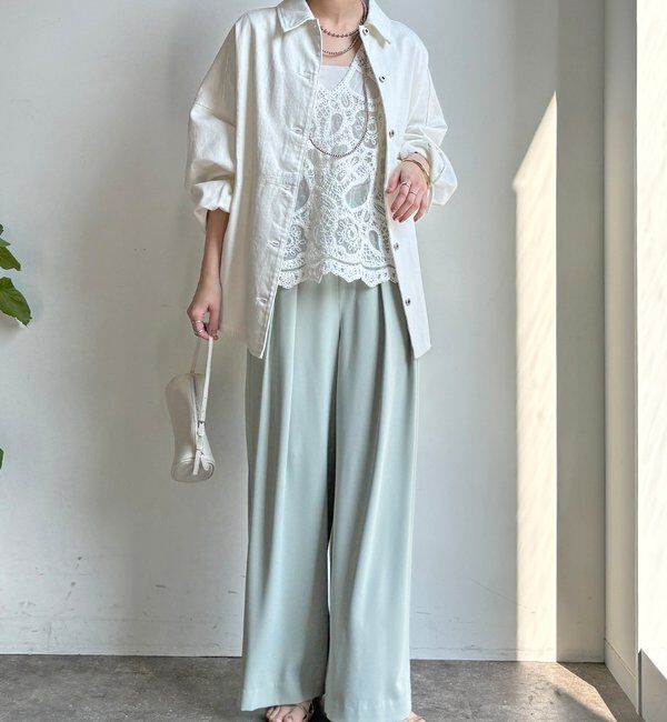  「リヨセルツイルシャツ」|シャツ・ブラウス|