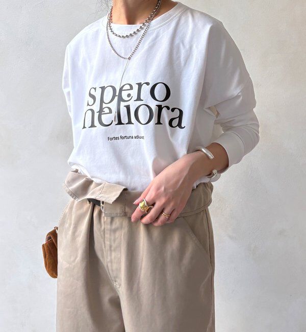  「【WEB限定】オーバーサイズロゴロンTEE」|Tシャツ・カットソー|オフホワイト