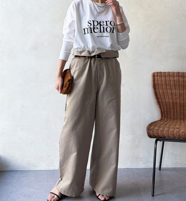  「【WEB限定】オーバーサイズロゴロンTEE」|Tシャツ・カットソー|