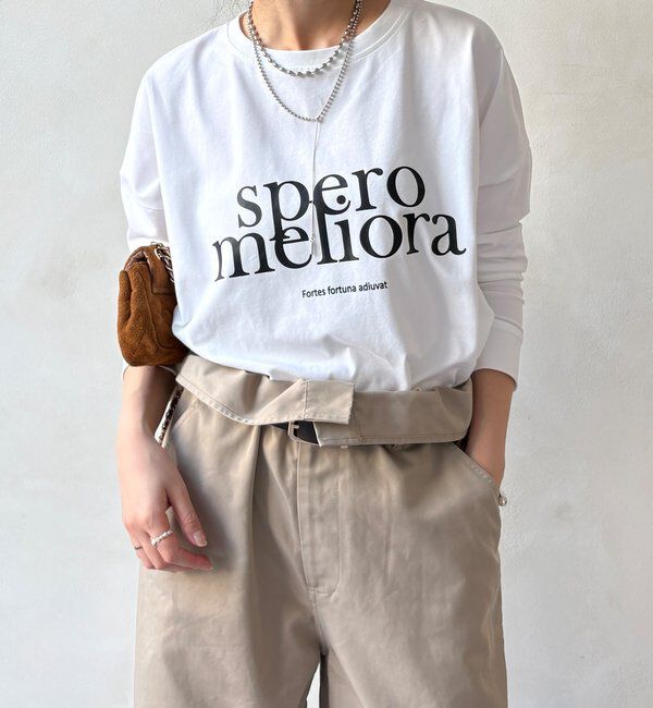  「【WEB限定】オーバーサイズロゴロンTEE」|Tシャツ・カットソー|