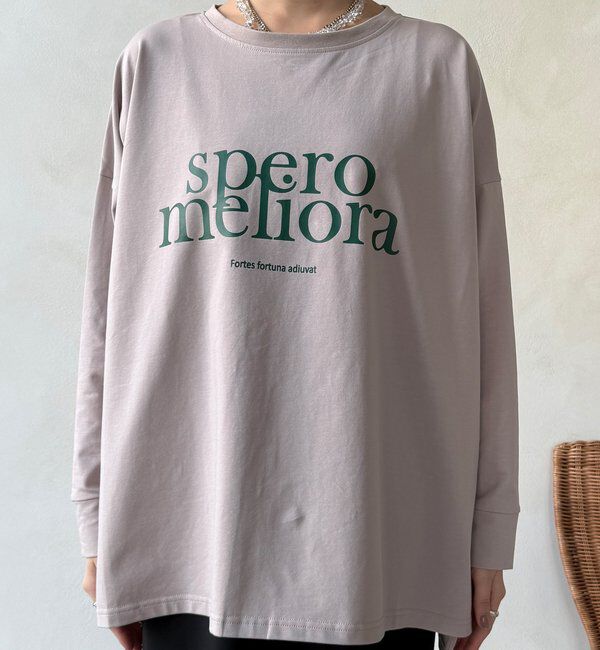  「【WEB限定】オーバーサイズロゴロンTEE」|Tシャツ・カットソー|