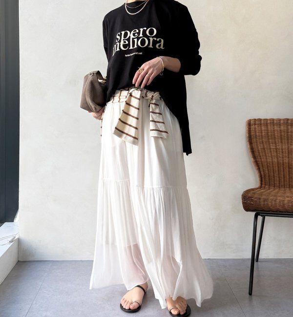  「【WEB限定】オーバーサイズロゴロンTEE」|Tシャツ・カットソー|