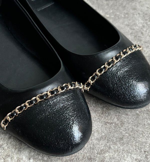  「【WEB限定】チェーンフラットパンプス」|その他|