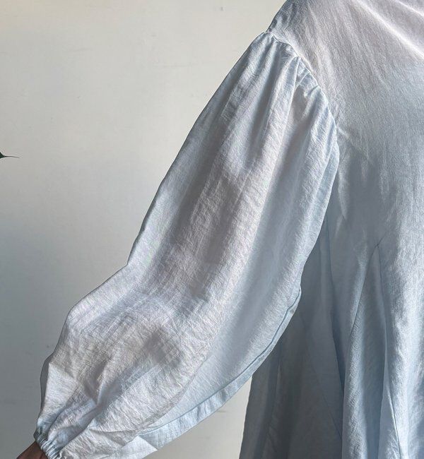  「【WEB限定】切替ギャザーブラウス」|シャツ・ブラウス|