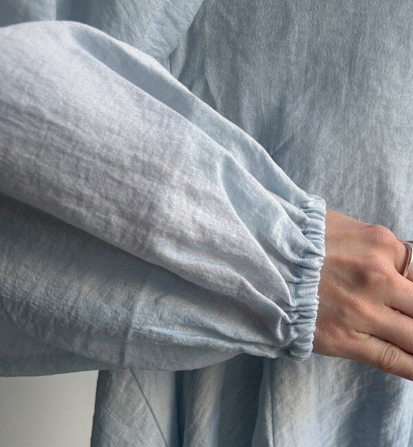  「【WEB限定】切替ギャザーブラウス」|シャツ・ブラウス|