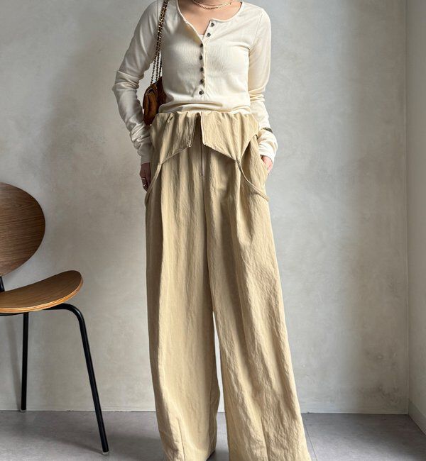  「【WEB限定】ヘンリーネックリブニット」|ニット・セーター|