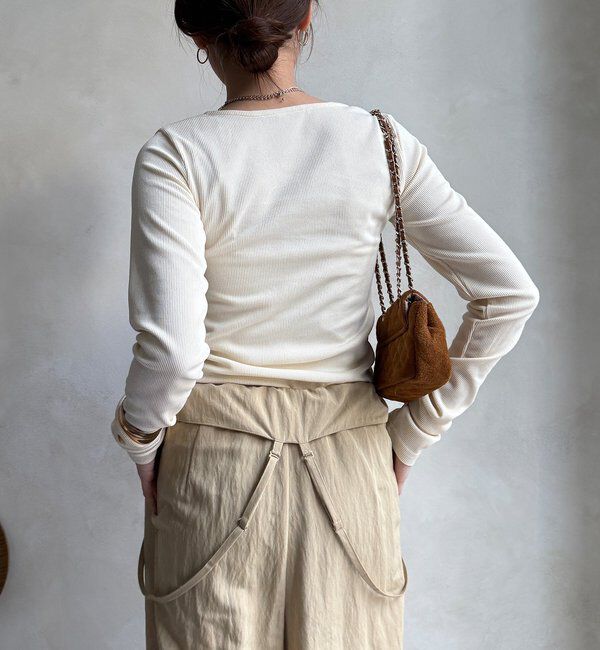  「【WEB限定】ヘンリーネックリブニット」|ニット・セーター|