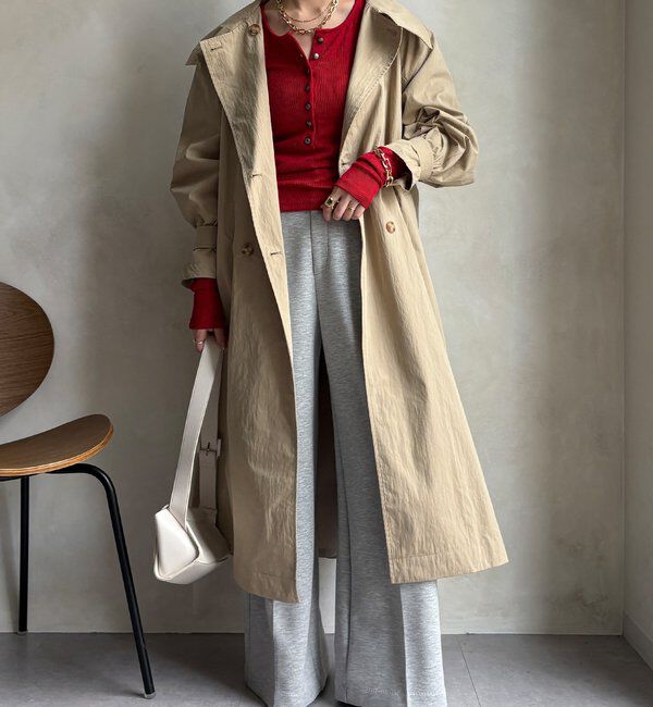  「【WEB限定】ヘンリーネックリブニット」|ニット・セーター|